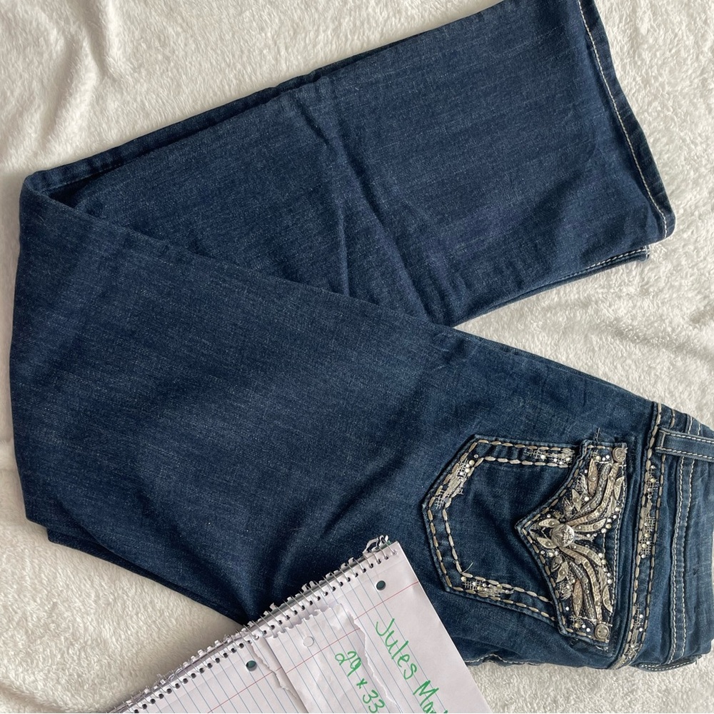 Women's Miss Me Jeans with Embellished Pockets